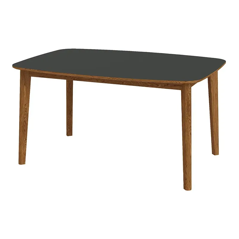 Kundfavorit Sm118 Bord Valnöt Olja/Svart Nanolaminat